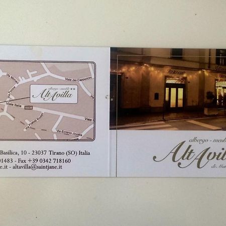 Albergo Altavilla Tirano Exterior photo